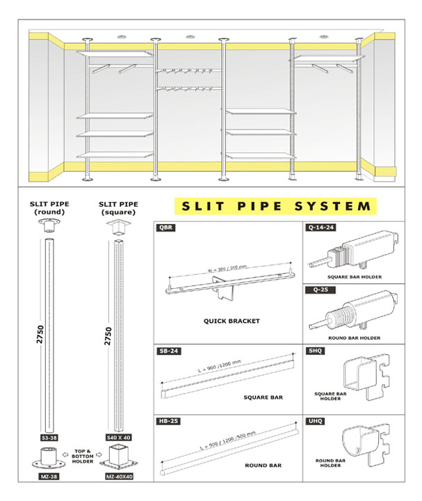 Slit Pipe System